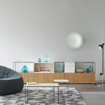 SPACE - Low rectangular porcelain stoneware coffee table by Ligne Roset - view 3